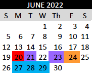 June 27 – 29 Teacher Workdays (School Closed)